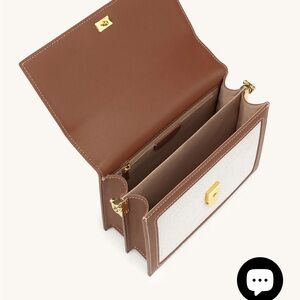 JW PEI Mini Flap Crossbody - Beige Canvas